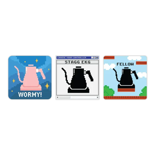 Stagg EKG Sticker Series autocollants lot 3 gamer