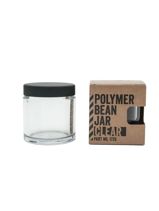 Comandante Polymer Bean Jar bocal transparent avec couvercle