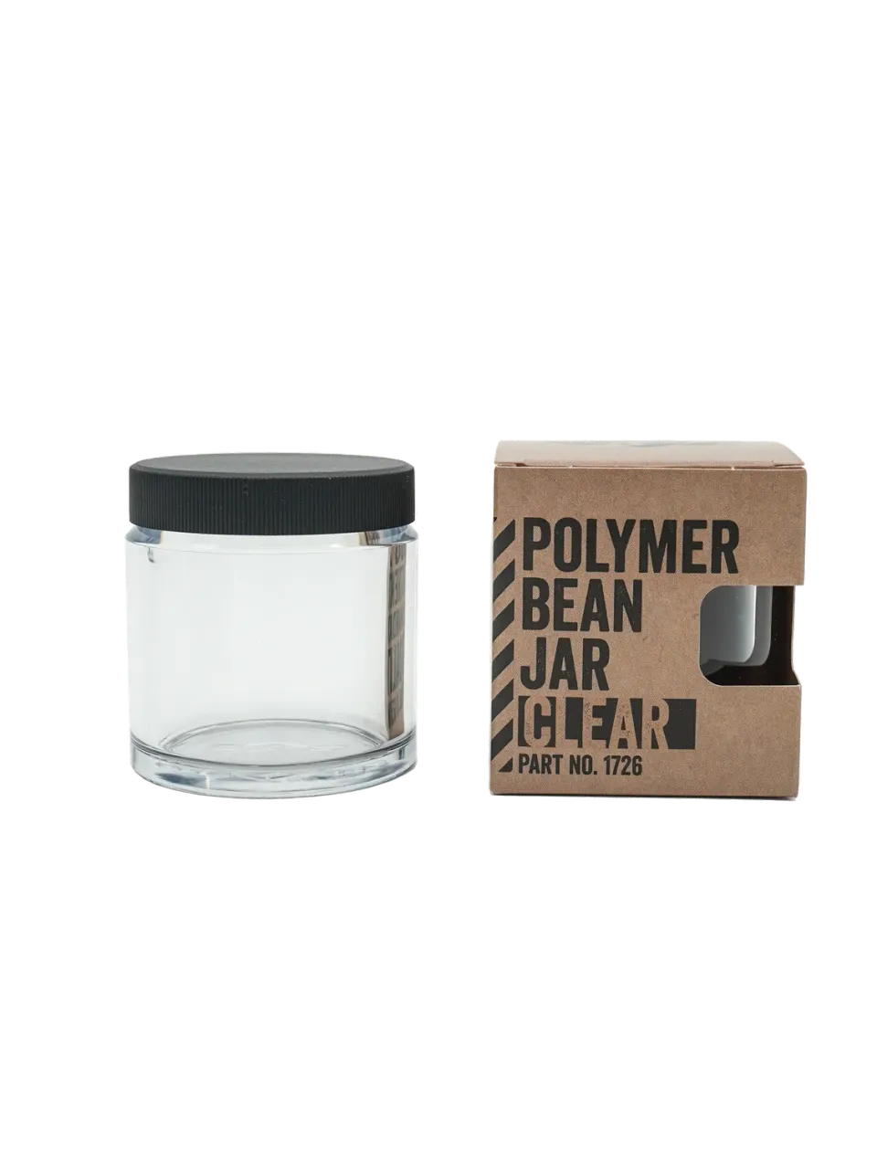 Comandante Polymer Bean Jar bocal transparent avec couvercle