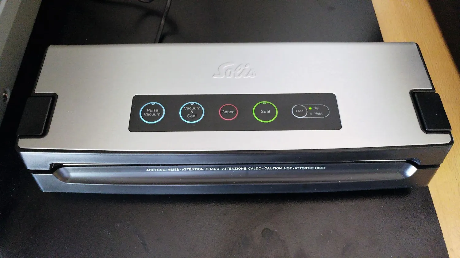 Solis 922.21 machine sous vide noir 110 W sachets et boîtes