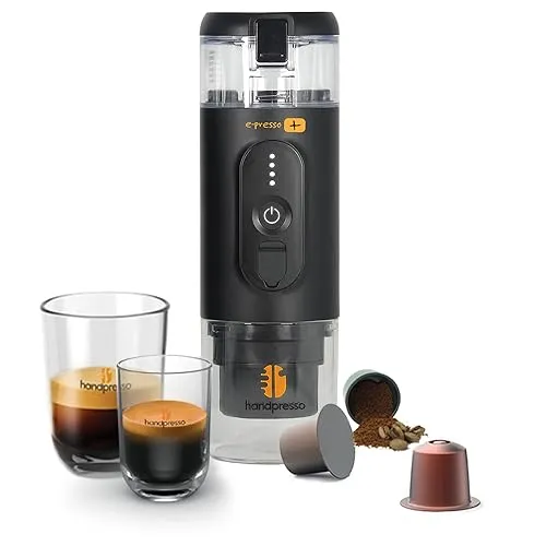 Handpresso E-Presso+ 21710 cafetière portable batterie capsules 19 bar