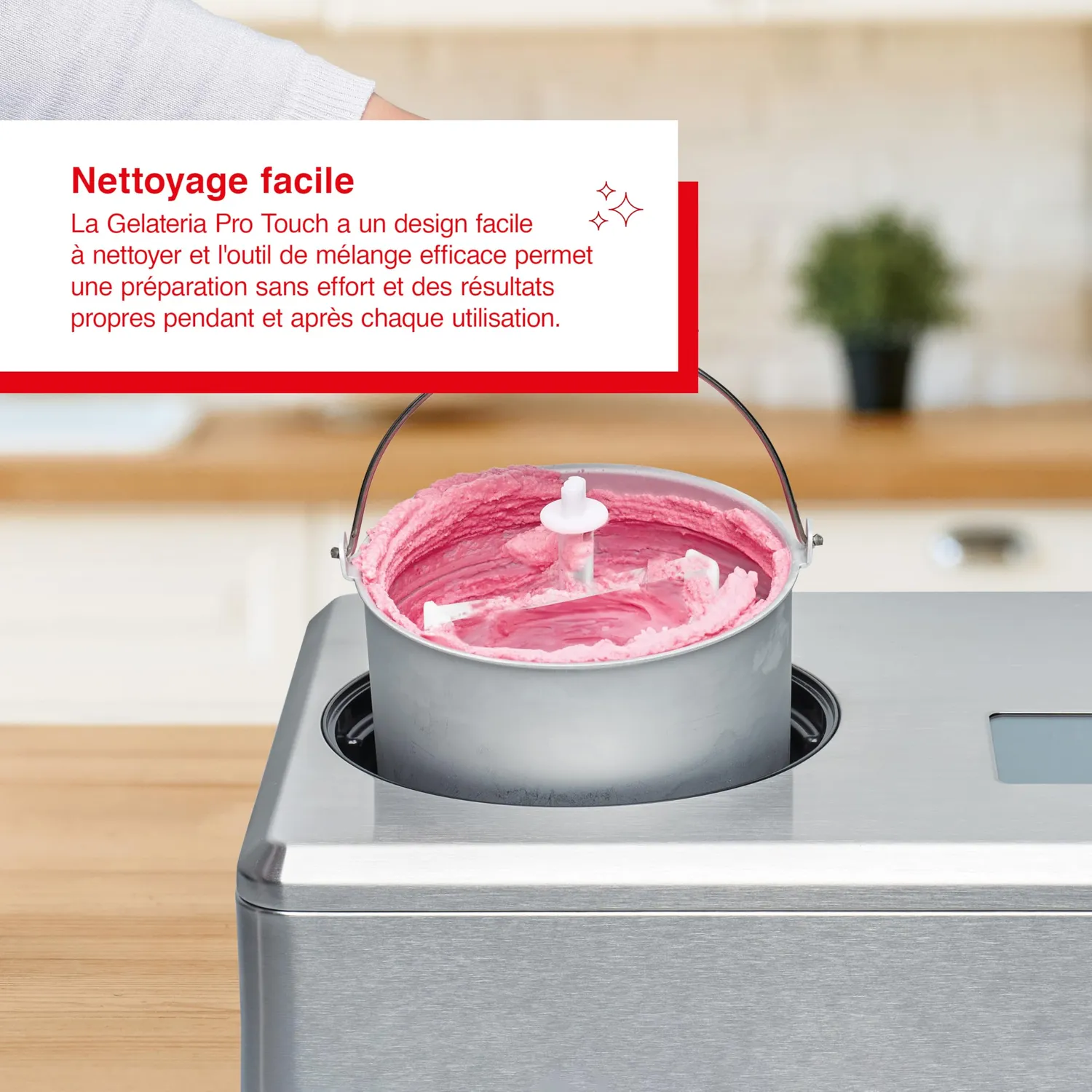 Solis Gelateria Pro Touch 8502 sorbetière 1,5 L inox