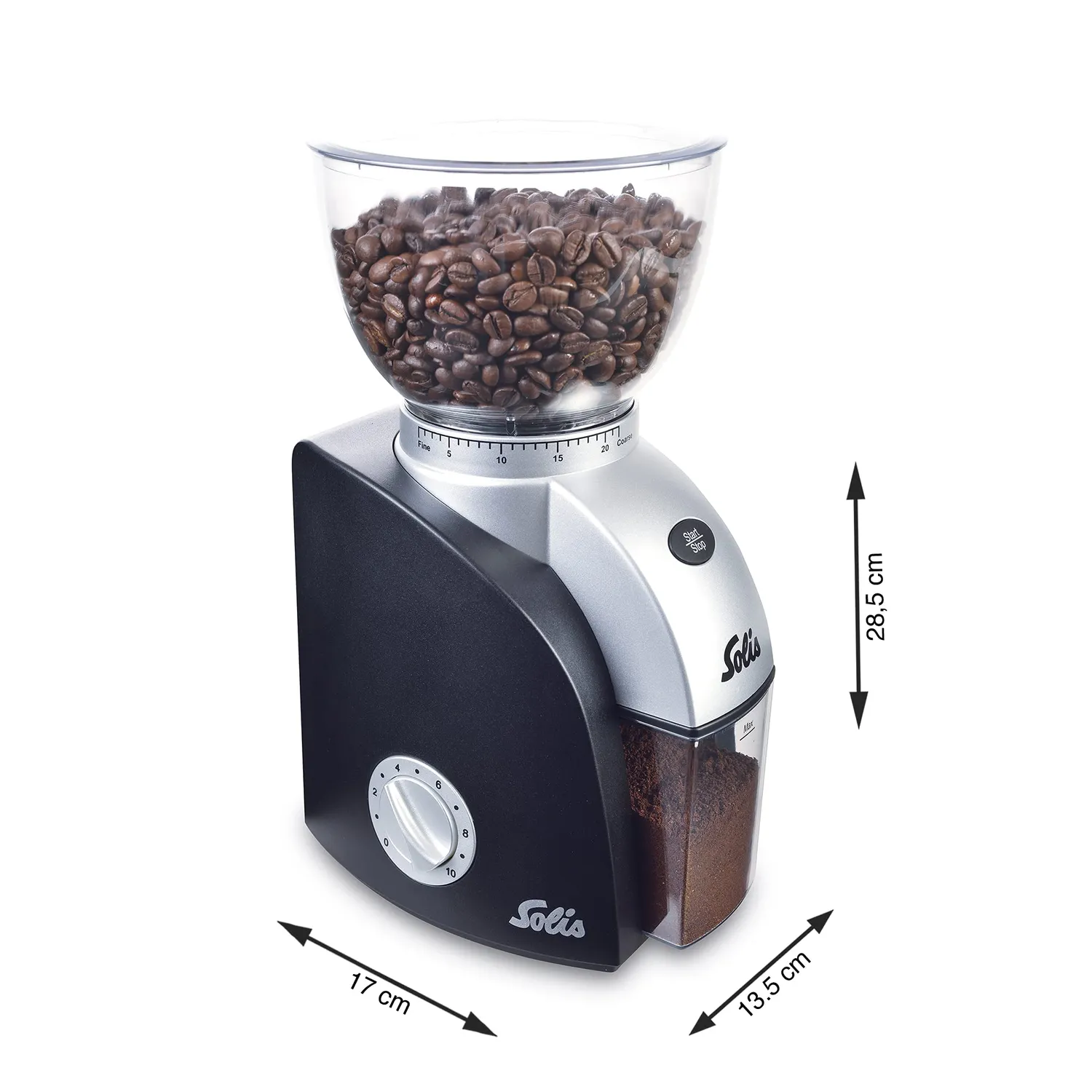 Solis Scala Plus 1661 moulin à café électrique noir 250 g