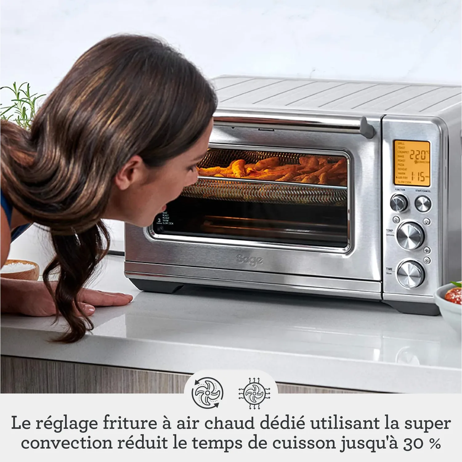 Sage Smart Oven Air Fryer mini-four 10 fonctions