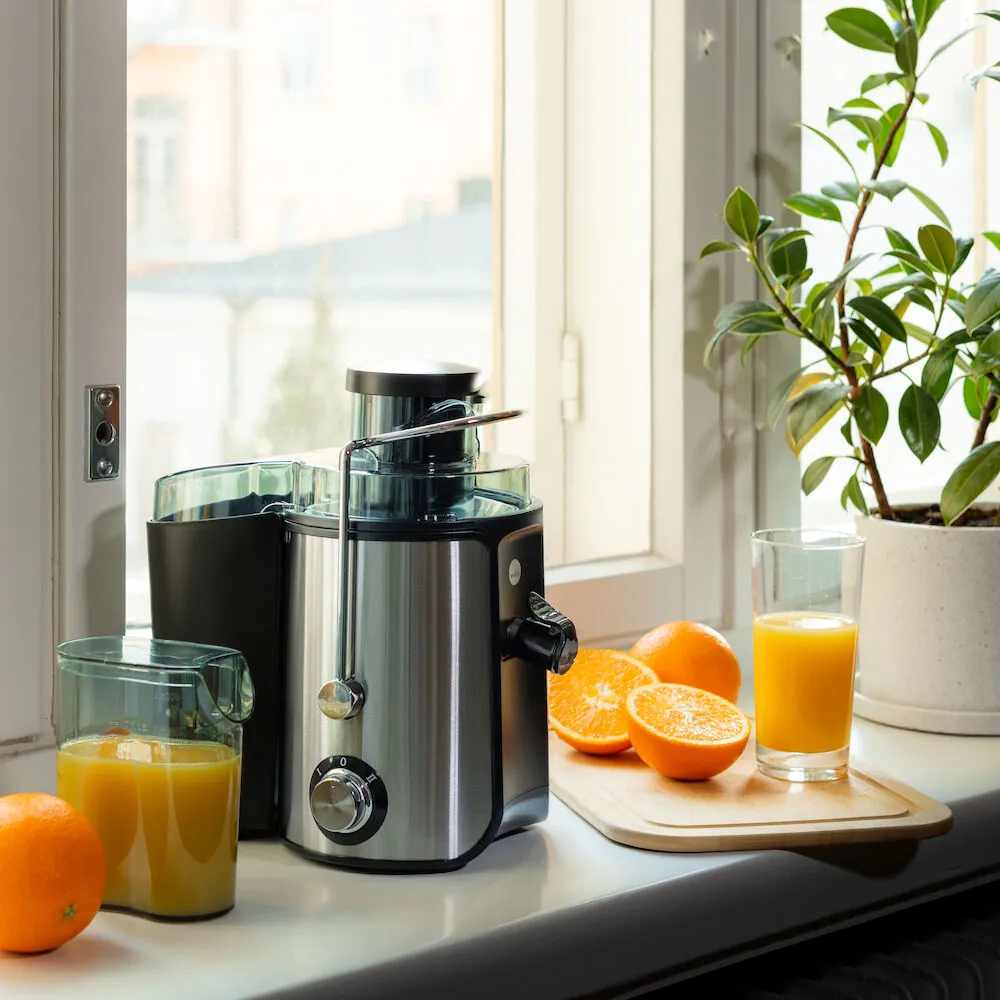 Wilfa Squeezy centrifugeuse jus 2 vitesses inox
