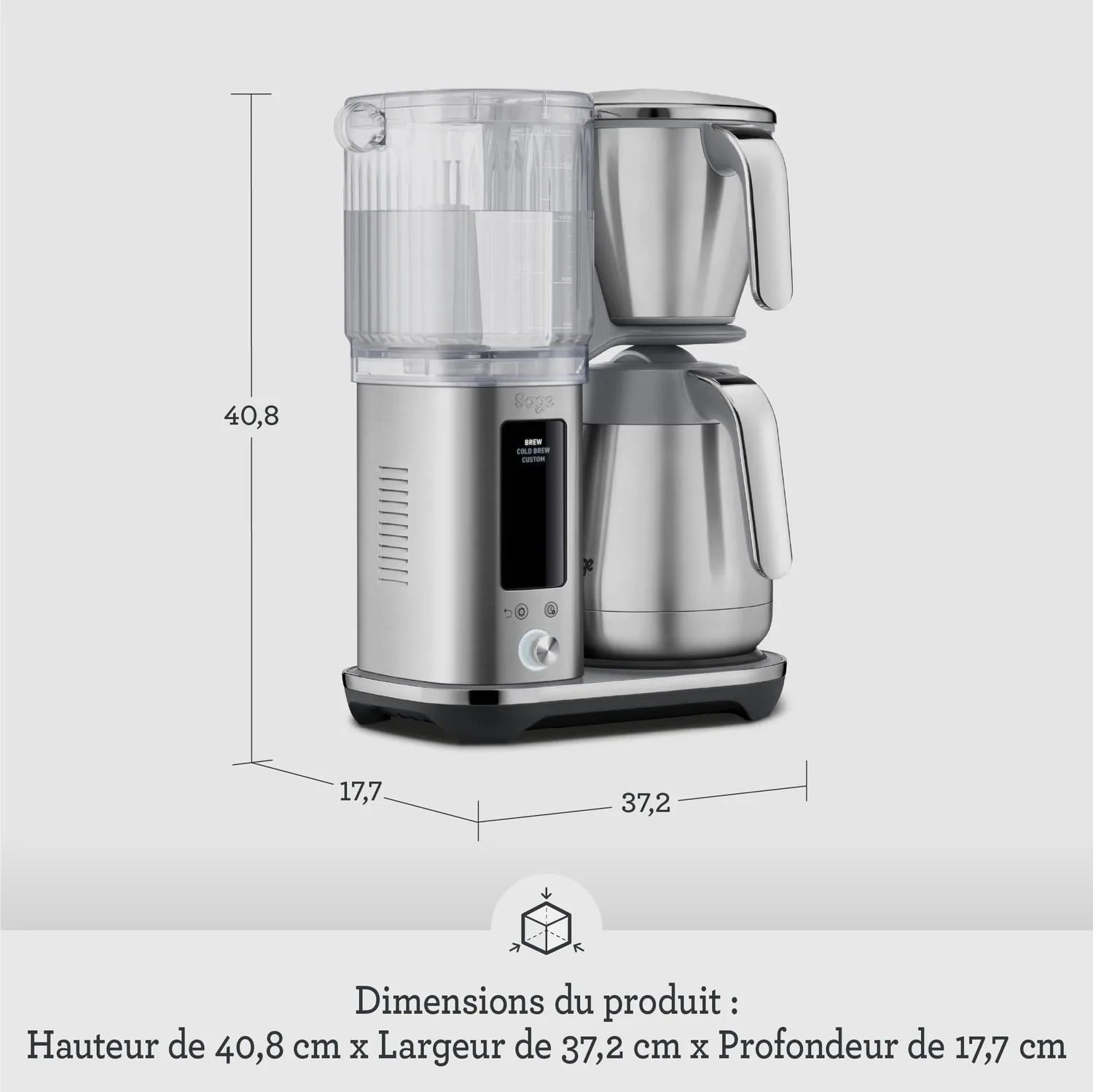 Sage Luxe Brewer Thermal cafetière filtre thermique programmable