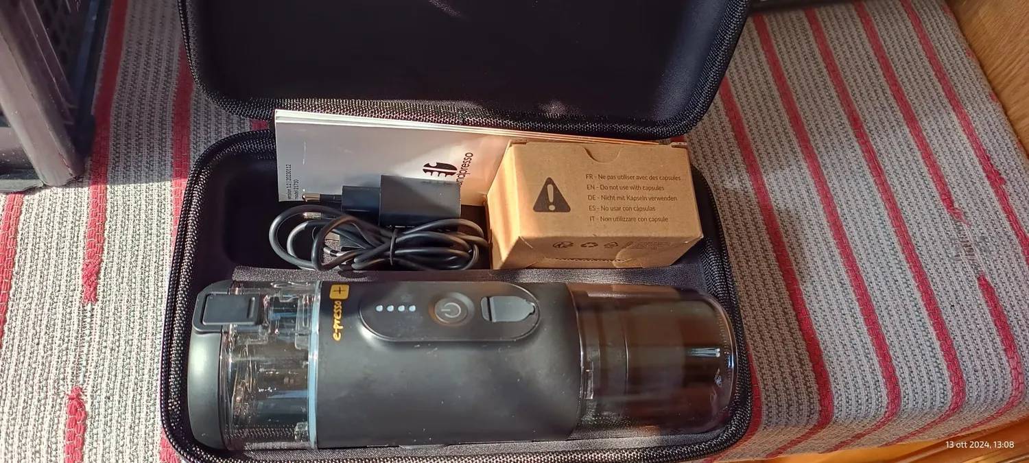 Handpresso E-Presso+ cafetière portable 90 ml valise