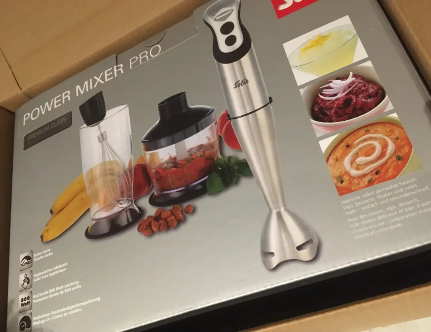 Solis Power Blender Pro 921.31 mixeur plongeant 800 W