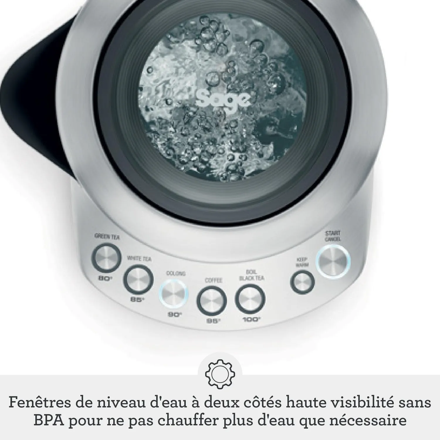 Sage The Smart Kettle Bouilloire Électrique Inox Brossé