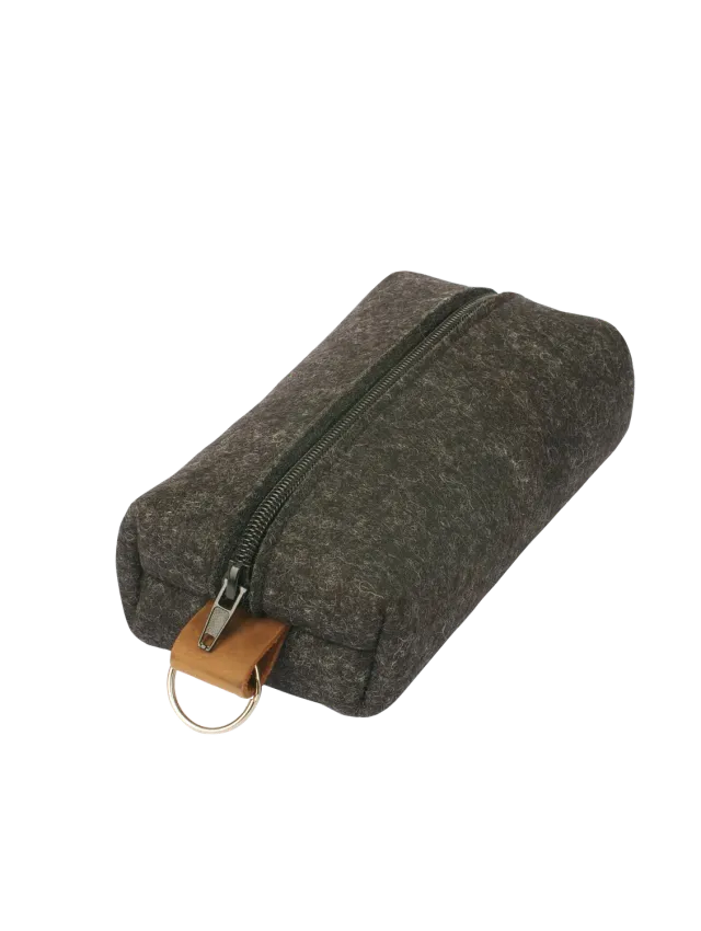 Comandante Tool Pouch trousse à outils anthracite laine