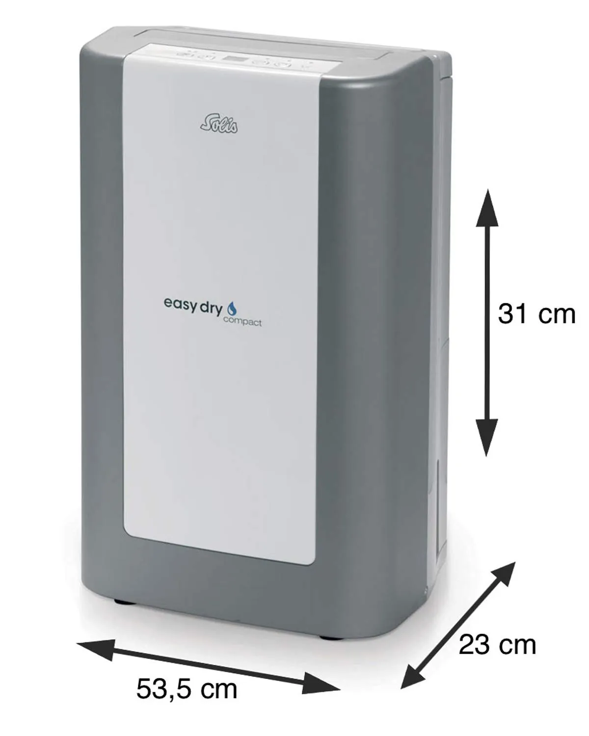 Solis Easy Dry Compact 708 deshumidificateur 2,8 L blanc