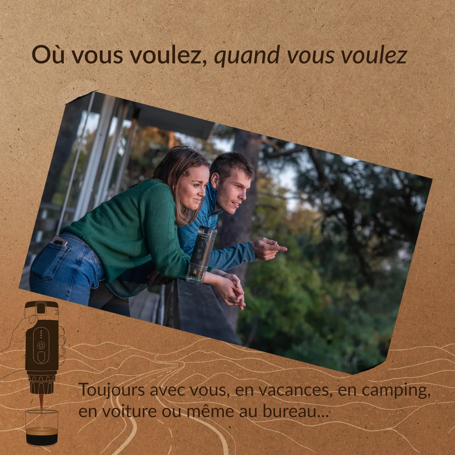 Handpresso E-Presso+ 21710 cafetière portable batterie capsules 19 bar