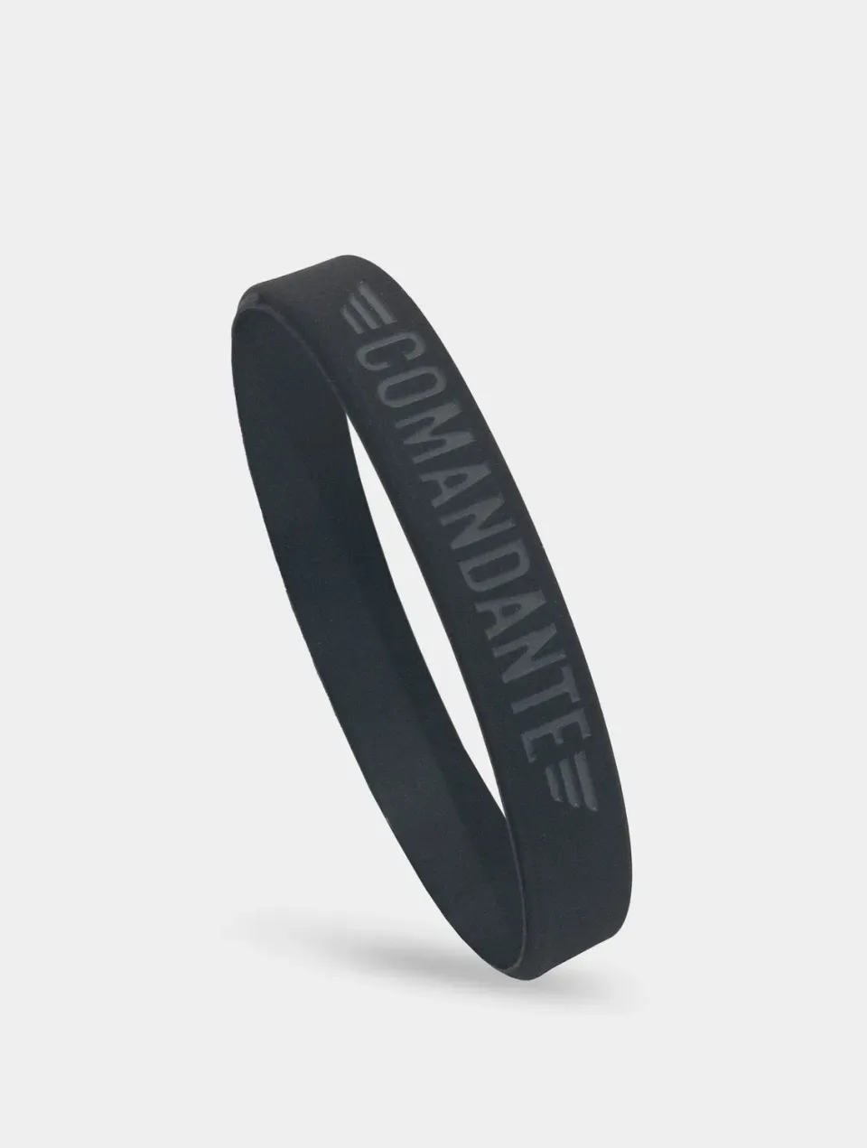 Comandante Wrist Band bracelet silicone noir taille M