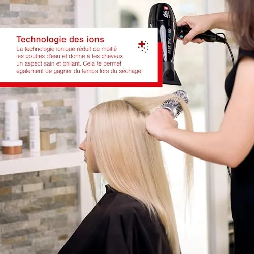 Solis Swiss Perfection Type 440 seche-cheveux noir 2300 W