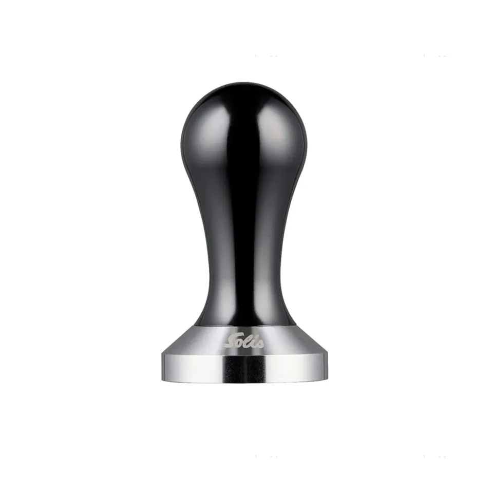 Solis Tamper café 54 mm acier inoxydable chromé