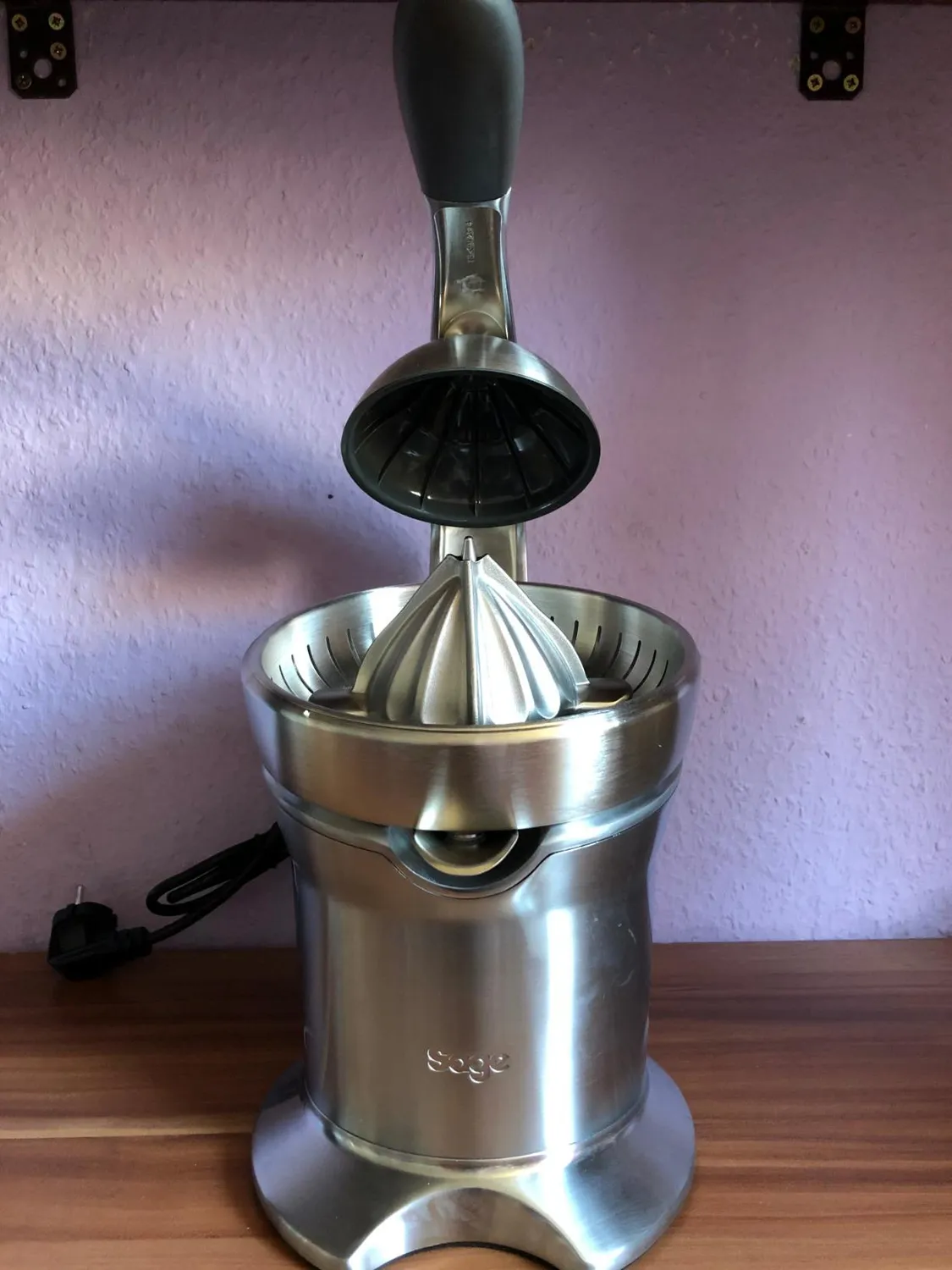 Sage Citrus Press Pro presse-agrumes électrique alu brossé