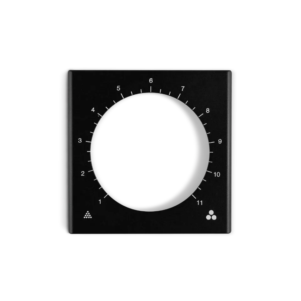 Fellow Ode plaque frontale moulin remplacement noir mat acier