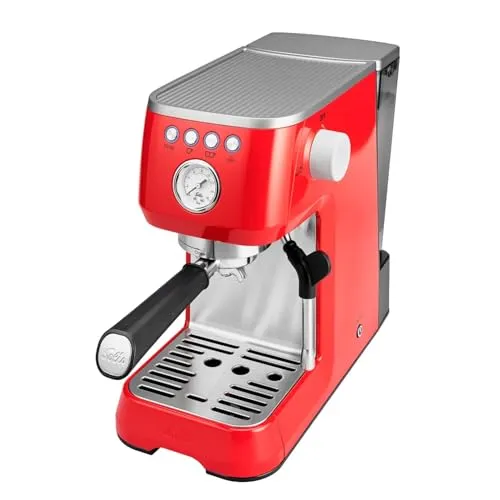 Solis Barista Perfetta Plus 1170 machine expresso rouge 15 bars