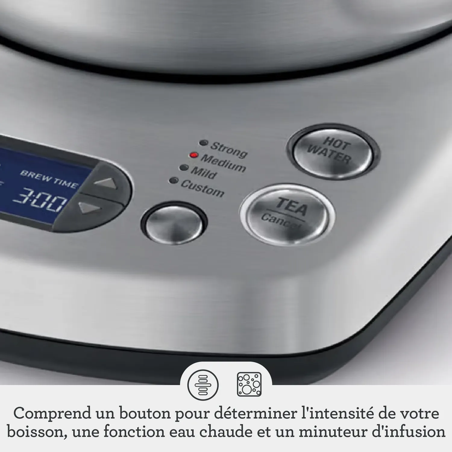 Sage Tea Maker bouilloire à thé inox 1,5 L panier auto