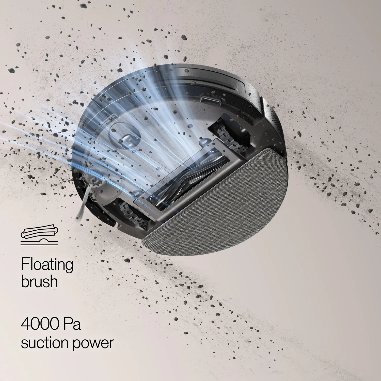 Wilfa Innobot RVC-B4LIN+ robot aspirateur laveur