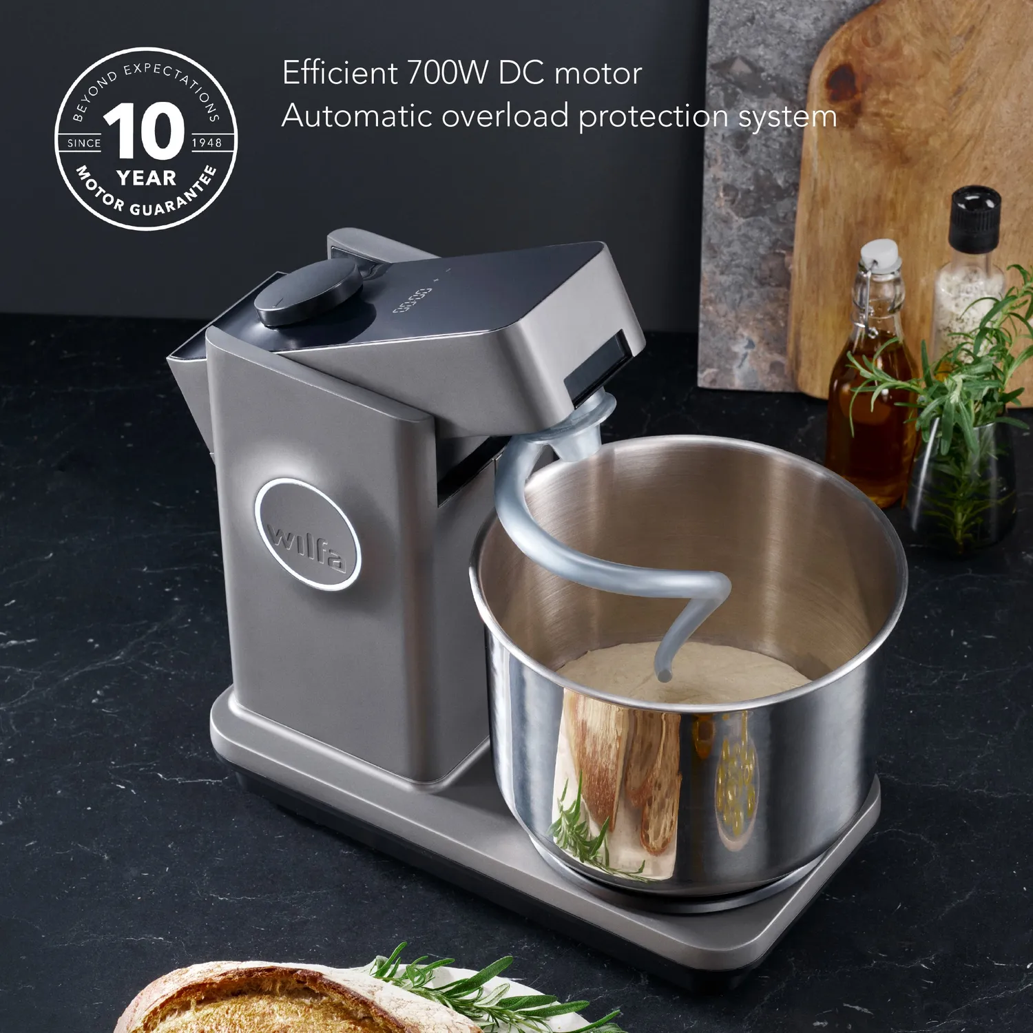 Wilfa Probaker Timer robot pâtissier 7 L 5 kg