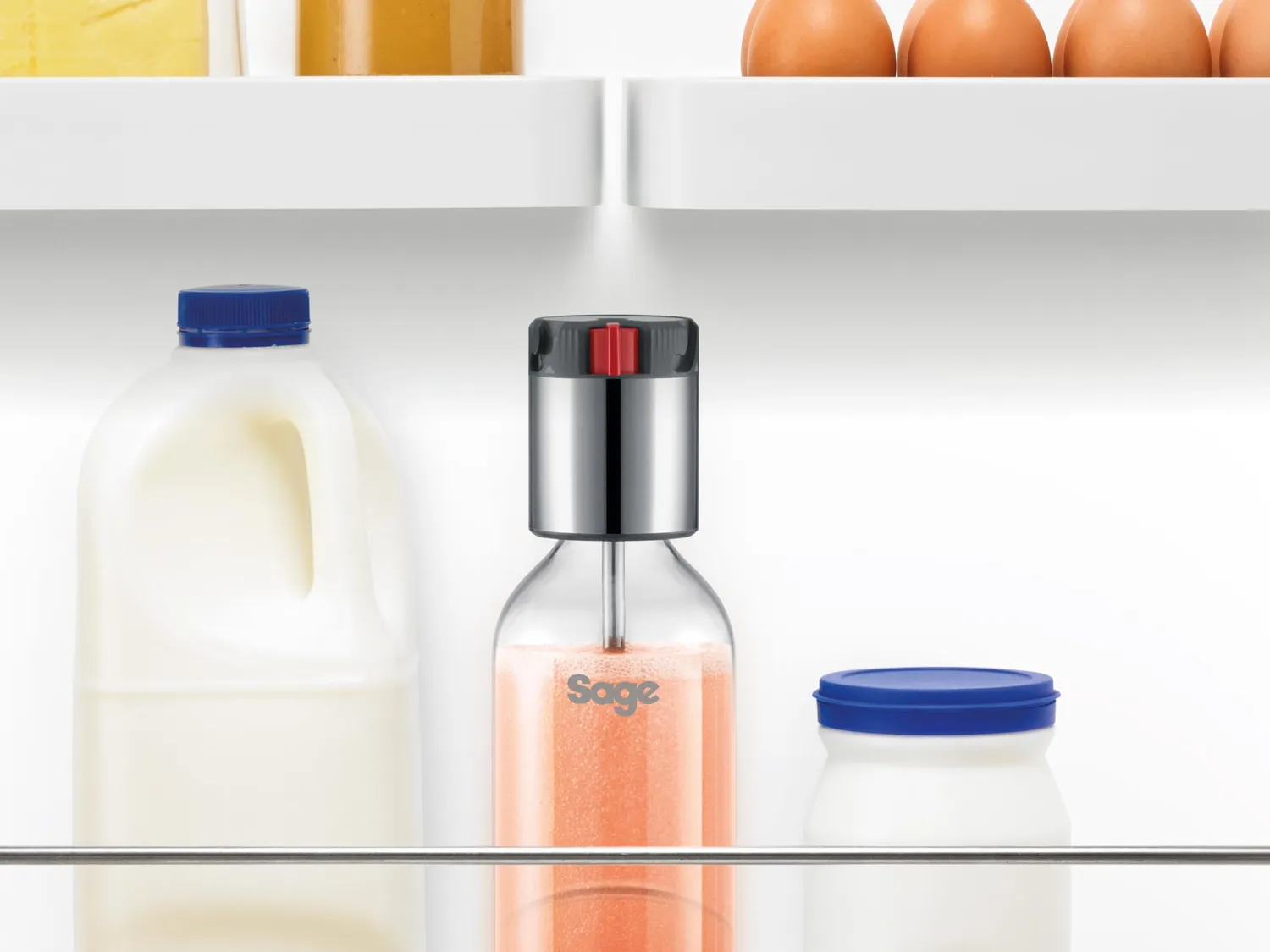 Sage InFizz Fusion FusionCap bouchon carbonatation inox