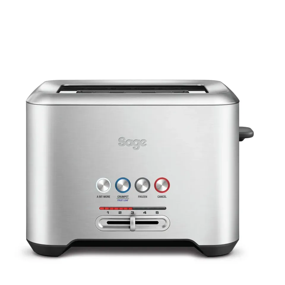 Sage A Bit More grille-pain 2 tranches inox brossé