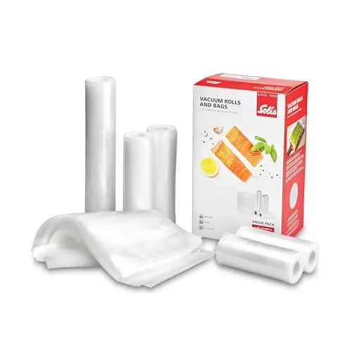 Solis Sacs sous vide 5 rouleaux + 50 sacs sans BPA