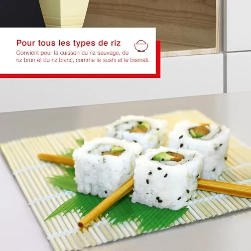 Solis 978.08 cuiseur à riz vapeur 350W antiadhésif 4 tasses