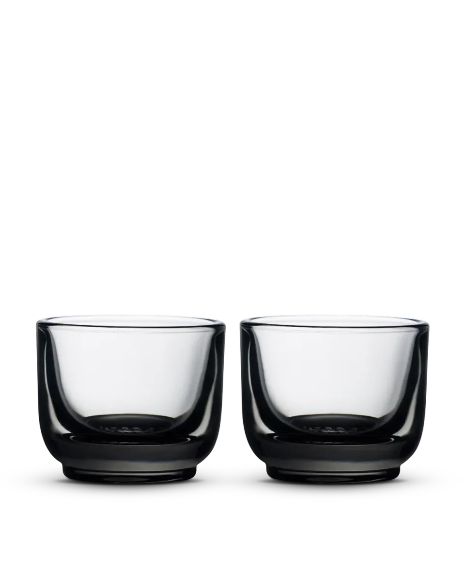 Fellow Pirch verres espresso lot de 2 fumé