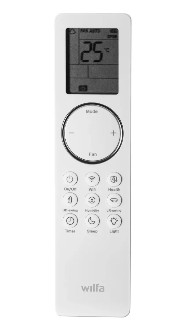 Wilfa Nordkapp 30 télécommande pompe à chaleur blanc