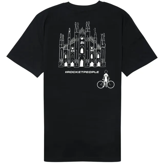 Rocket Espresso Duomo t-shirt coton noir