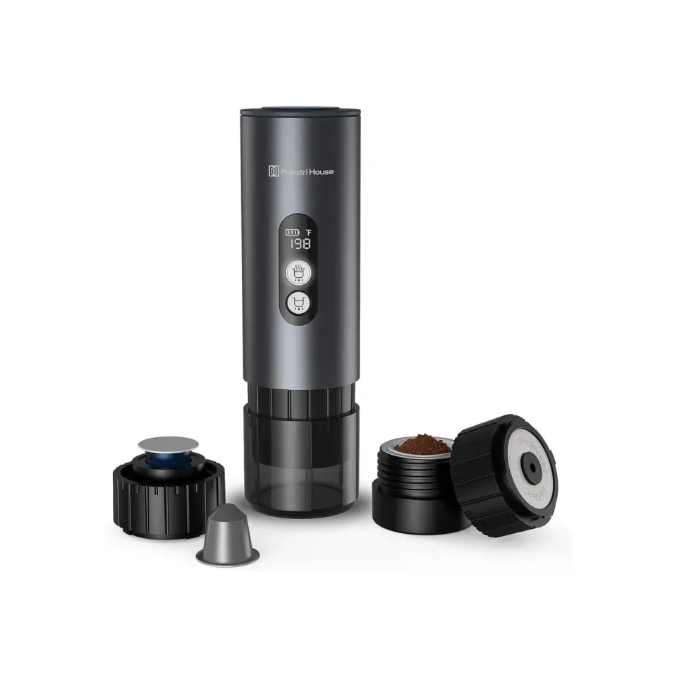 Maestri House GC-CP020 machine espresso portable chauffante gris