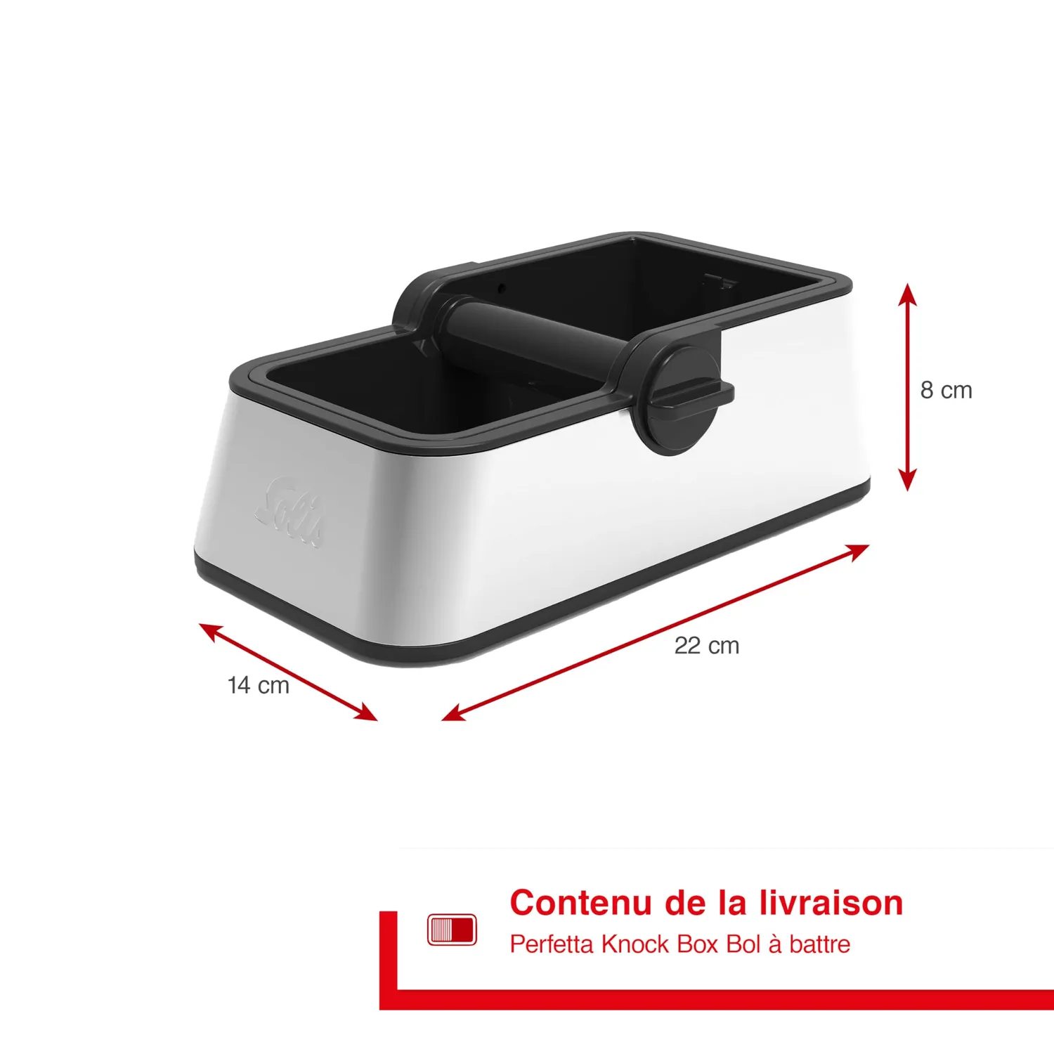 Solis Perfetta 978.43 bac à marc inox