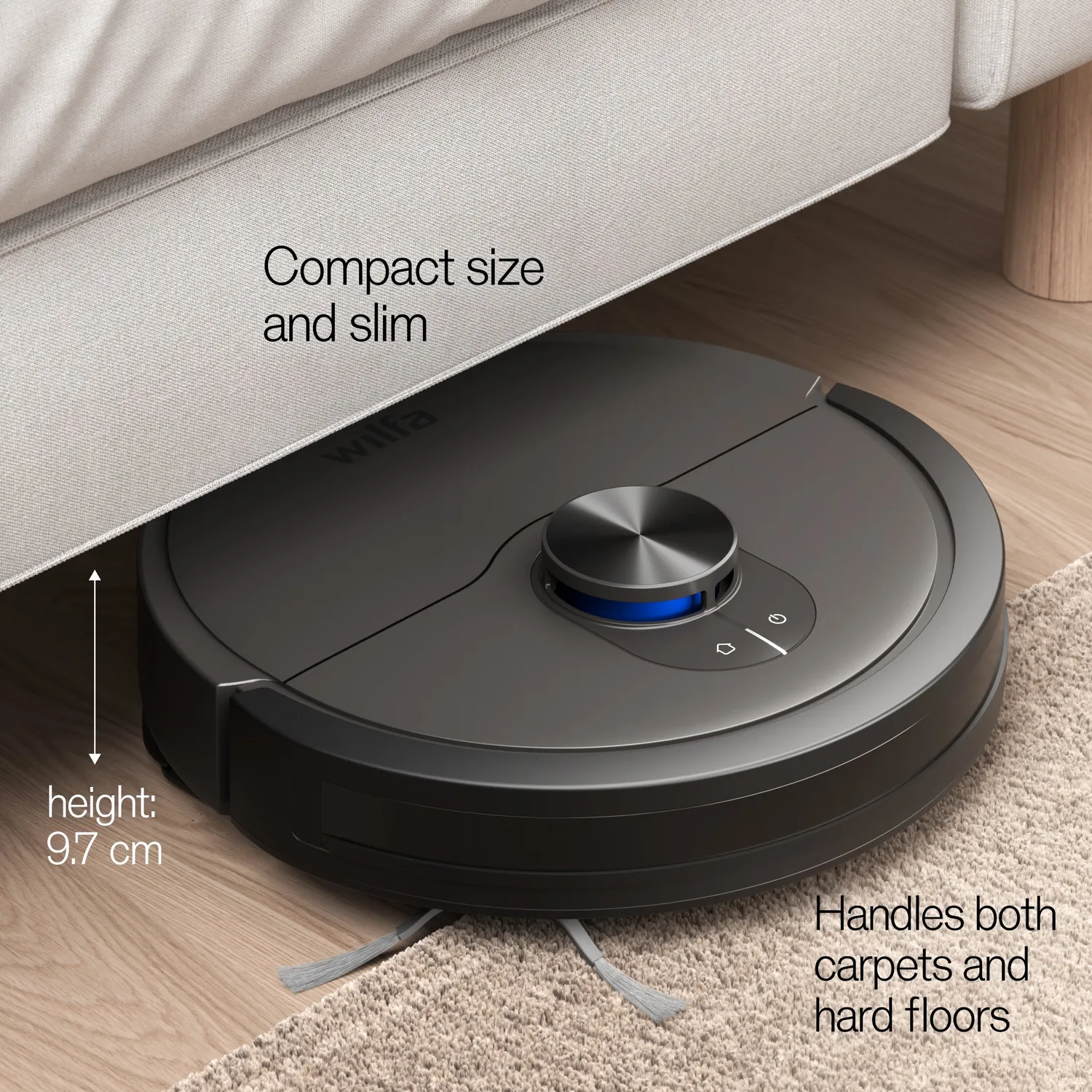 Wilfa Innobot RVC-B4LIN robot aspirateur laveur