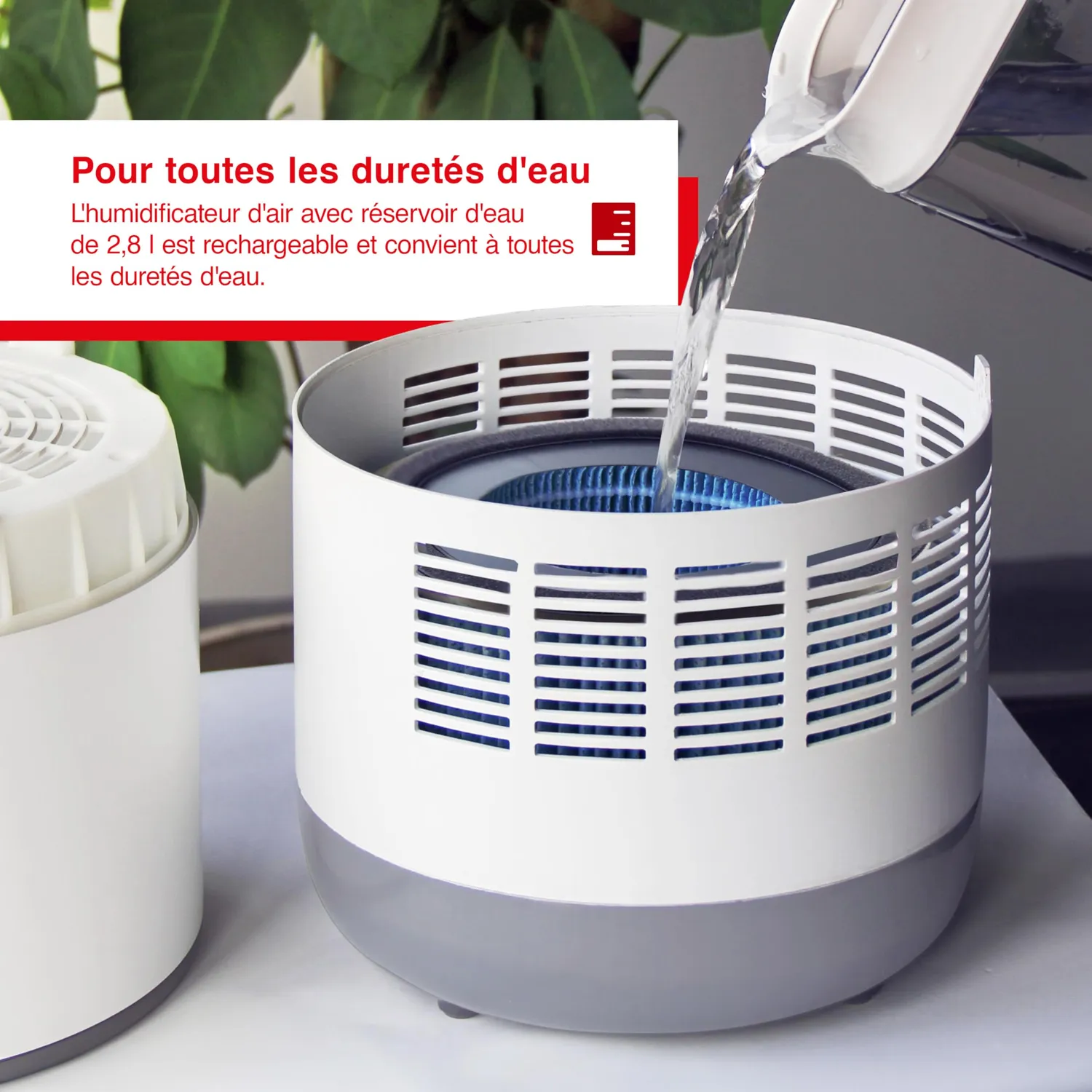 Solis 969.98 humidificateur ultrasons 0,5 L carbone