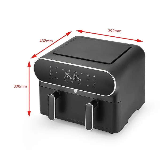 Wilfa Dual Zone airfryer 11 L 2x5,5 L synchro