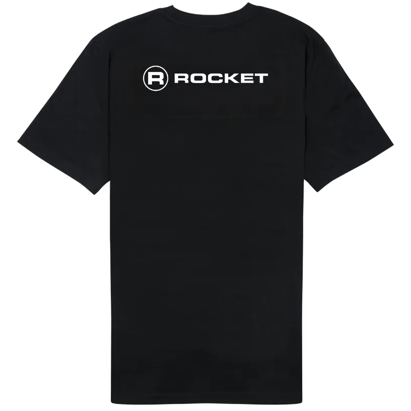 Rocket Bicocca t-shirt coton noir machine