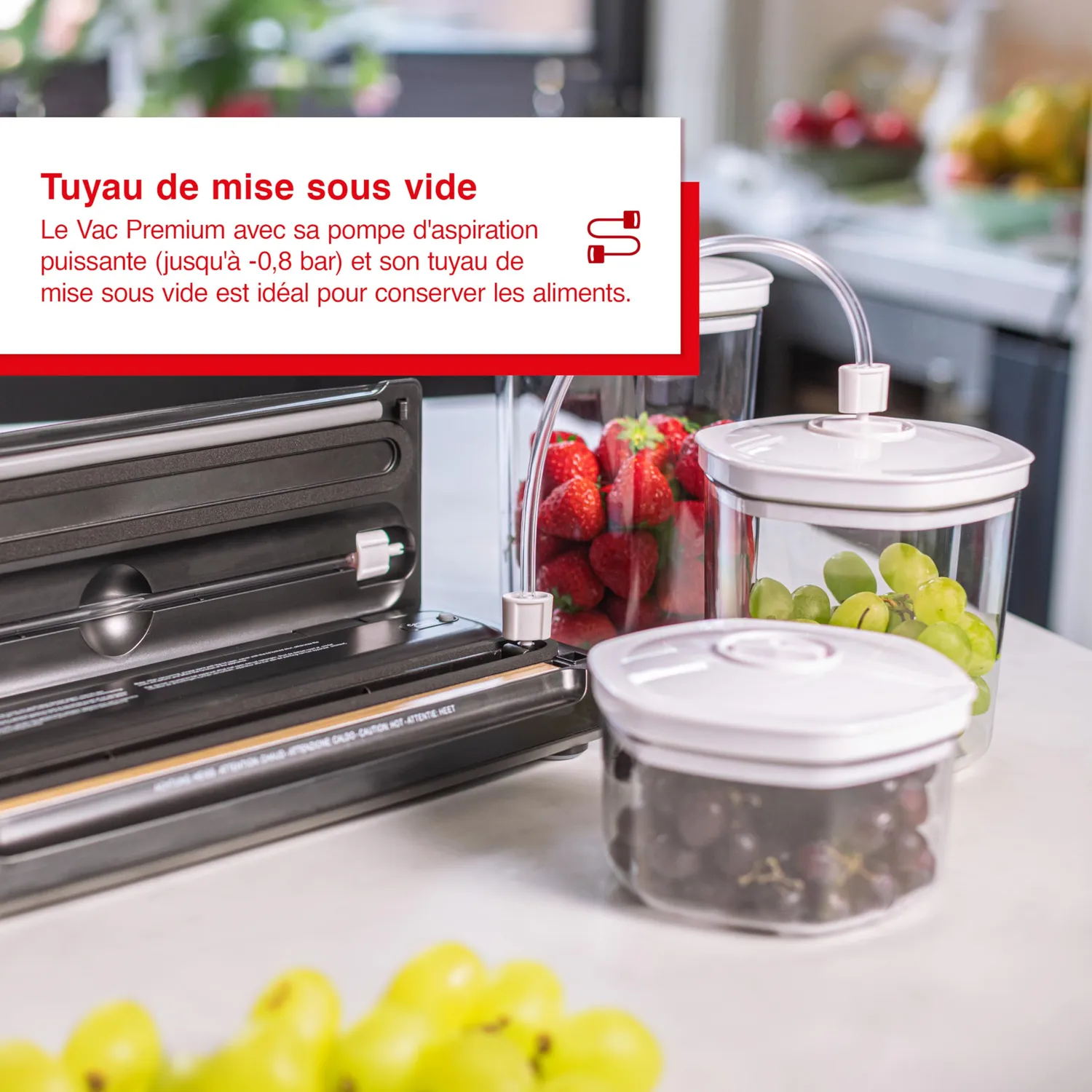 Solis 922.21 machine sous vide noir 110 W sachets et boîtes