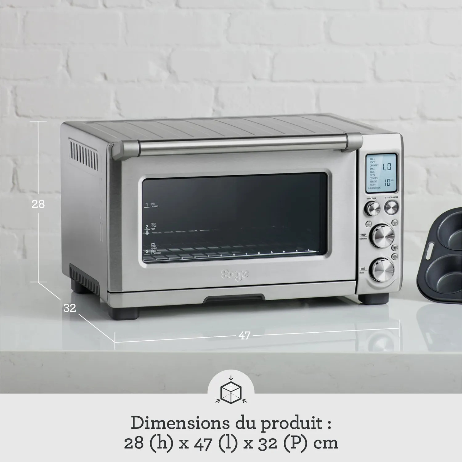 Sage Smart Oven Pro mini four inox 10 fonctions