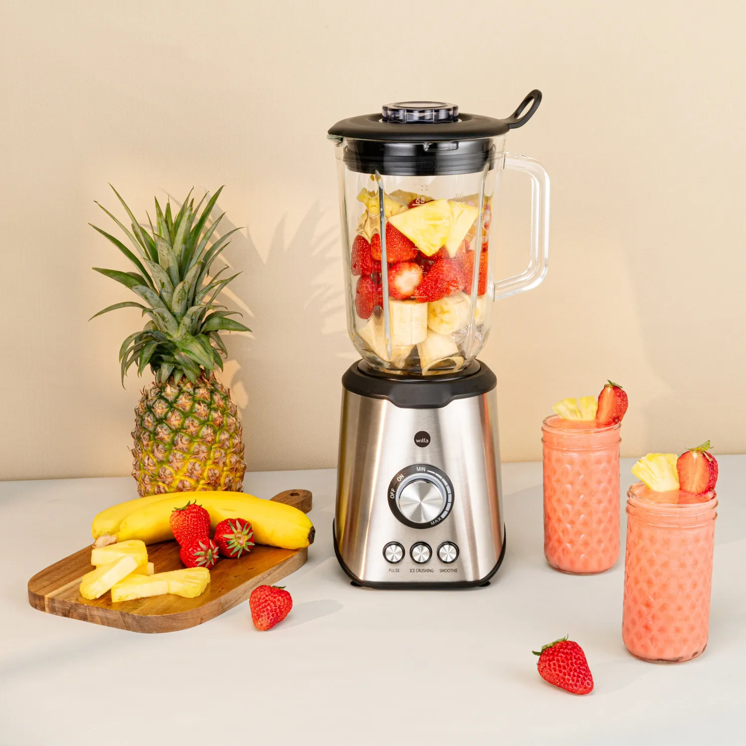 Wilfa Smooth blender verre 1,5 L 1000 W programmes