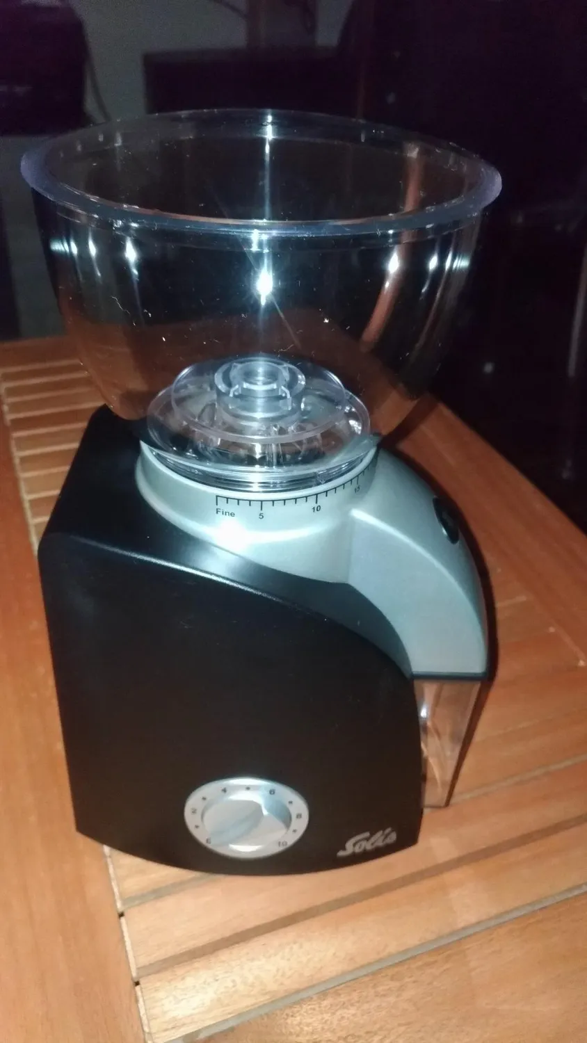 Solis Scala Plus 1661 moulin à café électrique noir 250 g