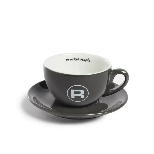 Rocket Espresso tasses cappuccino gris 6 tasses céramique