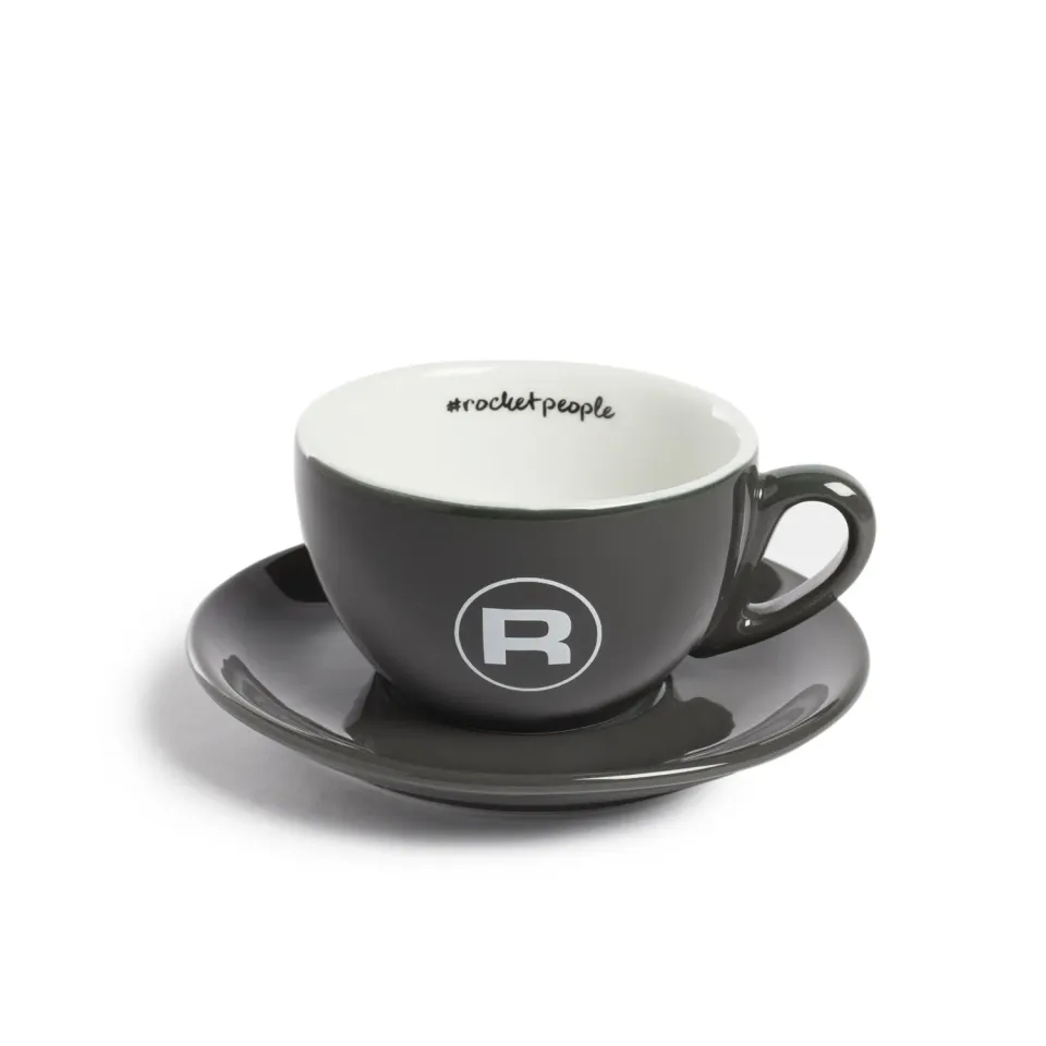 Rocket Espresso tasses cappuccino gris 6 tasses céramique