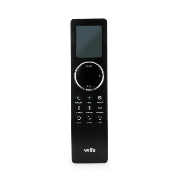 Wilfa Nordkapp 30 40 télécommande noire pompe à chaleur