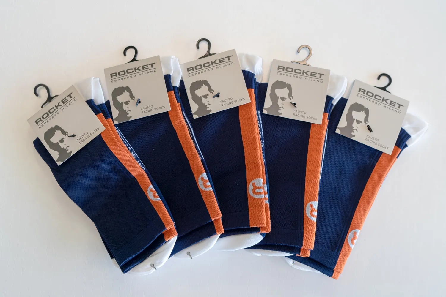 Rocket Espresso Fausto chaussettes vélo 40-42 navy