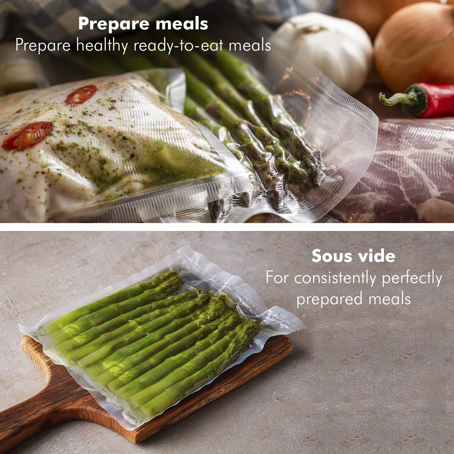 Solis Vac Premium 574 machine sous vide gris + 2 rouleaux
