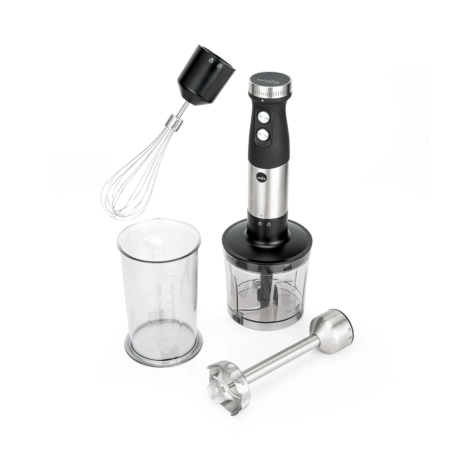 Wilfa Fusion mixeur plongeant 1000 W avec accessoires