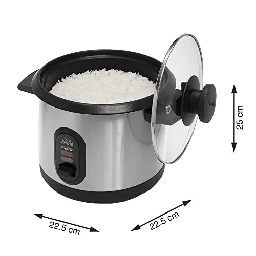 Solis 816 cuiseur riz 2 en 1 vapeur répartition uniforme