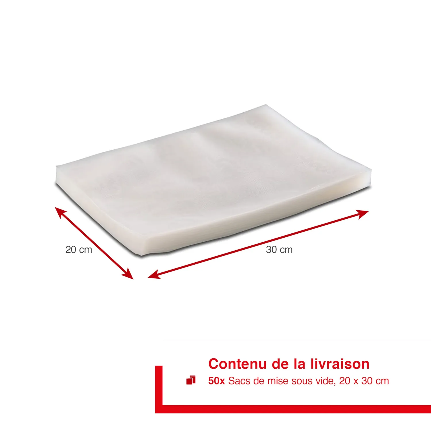 Solis 922.61 sachets sous vide 20x30 lot 50